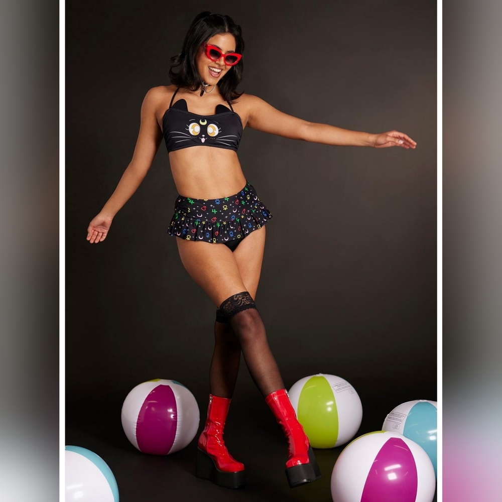 SAILOR MOON SWIMWEAR LUNA BIKINI SET